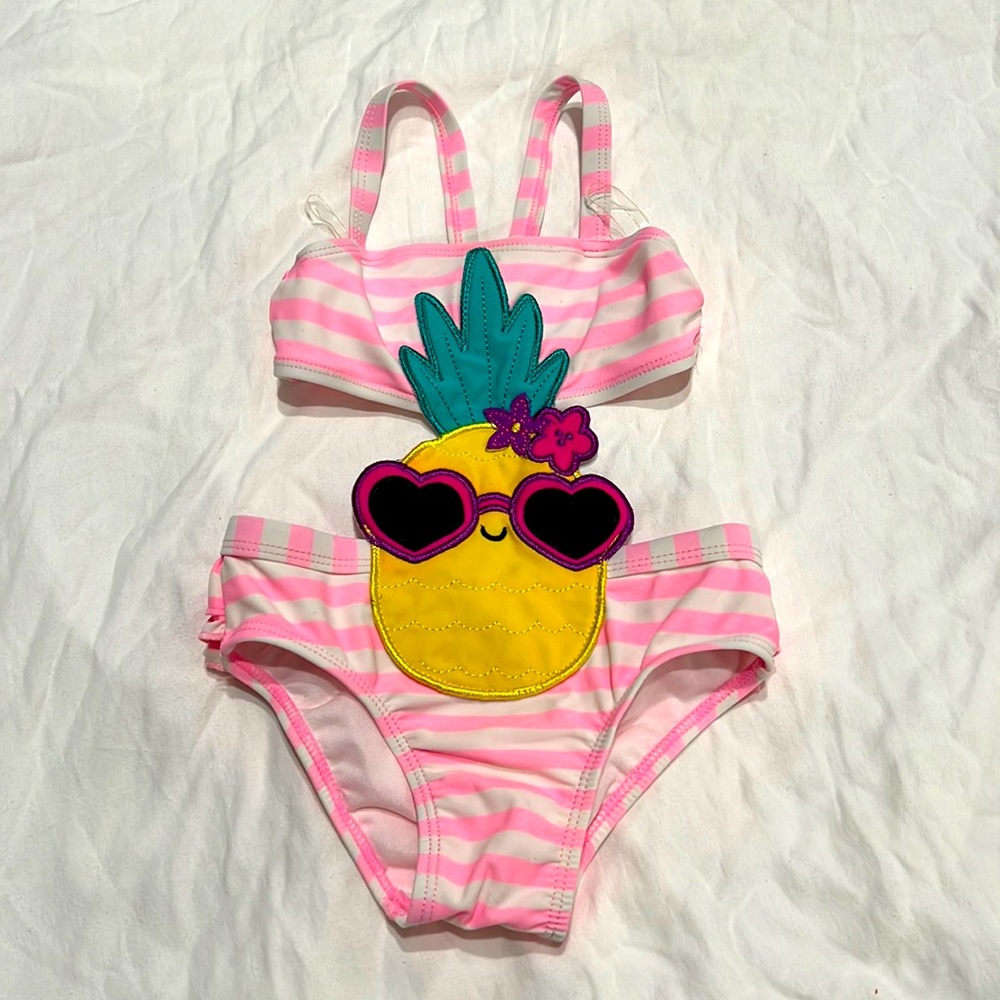 Koala kids, 12-18 months, Pink, Pineapple print